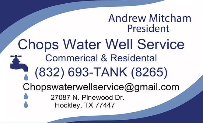 Chops Water Well Service  -  well drilling contractor