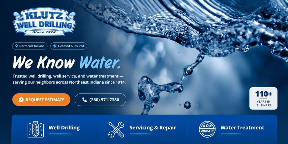 Klutz Well Drilling Inc.  -  well drilling contractor