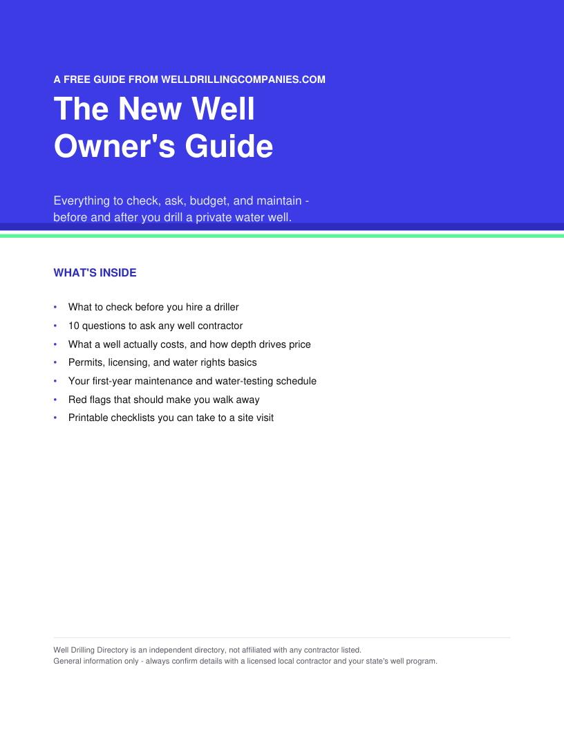 Cover of The New Well Owner's Guide